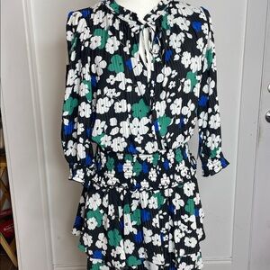 NWT Karl Lagerfeld Ruffled Midi Dress